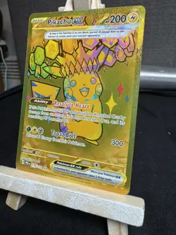 Pikachu EX - 179/131 - Prismatic Evolutions - Pokemon TCG Card NM Hyper Rare - Image 3