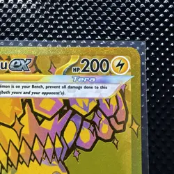 Pokemon Pikachu EX TCG Prismatic Evolutions Gold Hyper Rare Card 179/131 - Image 3