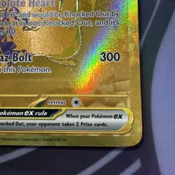 Pokemon Pikachu EX TCG Prismatic Evolutions Gold Hyper Rare Card 179/131 #2 - Image 5