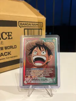One Piece TCG OP13-001 Monkey D. Luffy Alt Art Leader AA Card Game CCG English - Image 1