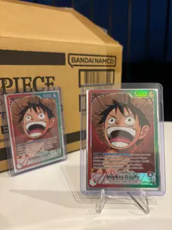 One Piece TCG OP13-001 Monkey D. Luffy Alt Art Leader AA Card Game CCG English - Image 2