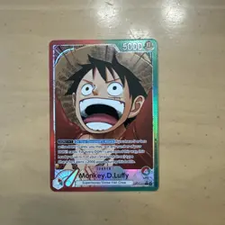 One Piece TCG OP13-001 Monkey D. Luffy Alt Art Leader AA Card Game CCG English - Image 1