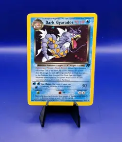 Dark Gyarados 8/82 Team Rocket Set Holo Rare Pokemon Card Nintendo TCG WOTC LP - Image 1