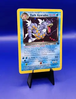 Dark Gyarados 8/82 Team Rocket Set Holo Rare Pokemon Card Nintendo TCG WOTC LP - Image 2
