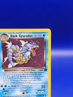 Dark Gyarados 8/82 Team Rocket Set Holo Rare Pokemon Card Nintendo TCG WOTC LP - Image 5