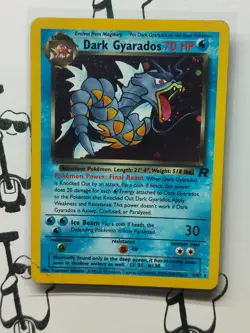 WOTC Pokemon TCG Dark Gyarados 8/82 - English Team Rocket Holo Raw Card HP - Image 1