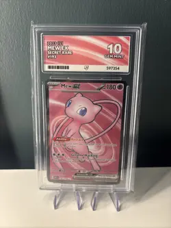 Pokemon Mew EX TCG 193/165 Scarlet Violet 151 Holo Card Ace Gem Mint 10 - Image 1