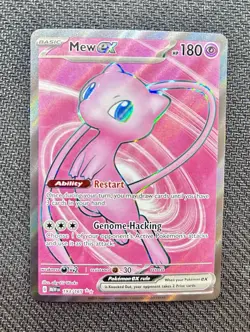 Pokemon TCG Card Mew ex 193/165 Scarlet & Violet 151 Full Art - Image 1