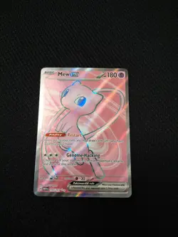 Pokemon TCG Card Mew ex 193/165 Scarlet & Violet 151 Full Art - Image 1