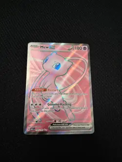 Pokemon TCG Card Mew ex 193/165 Scarlet & Violet 151 Full Art - Image 3