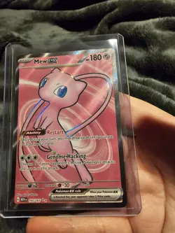 Pokemon TCG Mew EX 193/165 Scarlet & Violet 151 Holo Card Ultra Rare NM M - Image 2