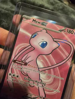 Pokemon TCG Mew EX 193/165 Scarlet & Violet 151 Holo Card Ultra Rare NM M - Image 5