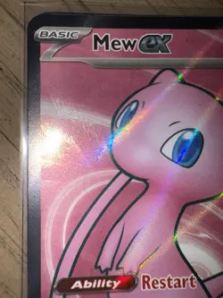 Pokemon Mew EX TCG 193/165Sv: Scarlet & Violet 151 Ultra Rare Art Holo Card- NM - Image 2