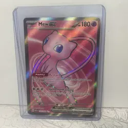 Pokemon TCG Mew EX 193/165 Scarlet & Violet 151 Holo Card Ultra Rare NM M - Image 1