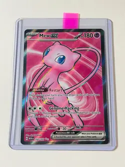 Pokemon TCG Mew EX 193/165 Ultra Rare Full Art SV Scarlet & Violet 151 Holo Card - Image 2