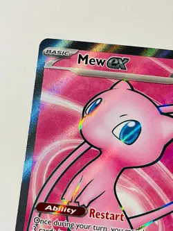 Pokemon TCG Mew EX 193/165 Ultra Rare Full Art SV Scarlet & Violet 151 Holo Card - Image 4