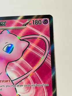 Pokemon TCG Mew EX 193/165 Ultra Rare Full Art SV Scarlet & Violet 151 Holo Card - Image 5