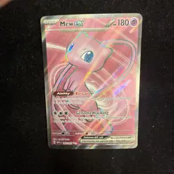 Pokemon Mew EX TCG 193/165Sv: Scarlet & Violet 151 Ultra Rare Art Holo Card - Image 1