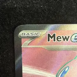 Pokemon Mew EX TCG 193/165Sv: Scarlet & Violet 151 Ultra Rare Art Holo Card - Image 3