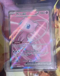 Pokemon Mew EX TCG 193/165Sv: Scarlet & Violet 151 Ultra Rare Art Holo Card - Image 1