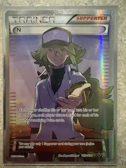 Pokemon N Supporter Card 105a/124 Alternate Art Promo Full Art Holo - Image 3