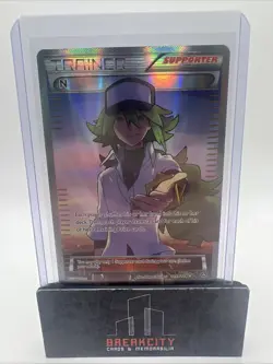 Pokemon TCG N (Supporter) Alternate A Full Art Promo Card 105a/124 - Image 1