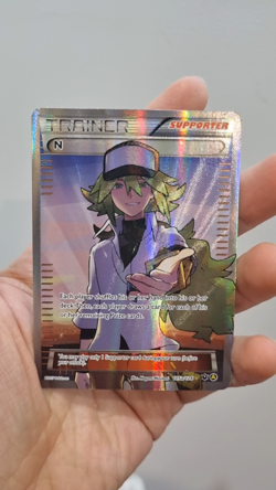 Pokemon TCG N (Supporter) Alternate Full Art Promo Card 105a/124 Holo Full Art - Image 2
