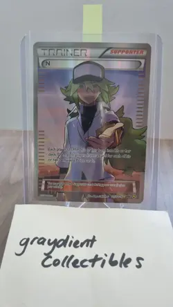 Pokemon TCG N (Supporter) Alternate Full Art Promo Card 105a/124 Holo Full Art - Image 4