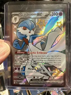 Pokemon TCG Gardevoir ex 217/091 SV: Paldean Fates Holo Shiny Ultra Rare 310 HP - Image 1