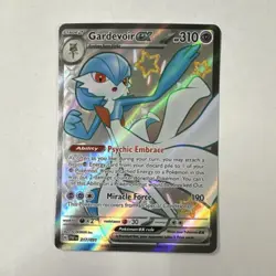 Pokemon TCG Gardevoir ex 217/091 SV: Paldean Fates Holo Shiny Ultra Rare 310 HP - Image 1