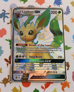 Pokemon TCG Leafeon GX SV46/SV94 Hidden Fates Shiny Vault Holo English 2019 - Image 1