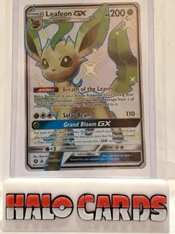 PACK FRESH Pokemon TCG Leafeon GX Full Art Hidden Fates SV46/SV94 HF - Image 1