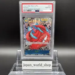 PSA 10 Buggy OP09-051 Manga Alt Art Emperors in the New World ONE PIECE Japanese - Image 1