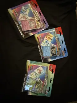 Pokemon TCG Prismatic Evolutions Tech Sticker Collection Blister Set of 3 Sealed - Image 1