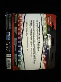 Pokemon TCG Prismatic Evolutions Tech Sticker Collection Blister Set of 3 Sealed - Image 5