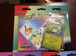 Pokemon TCG Prismatic Evolutions Tech Sticker Collection Blister Set of 3 Sealed - Image 4