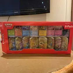 Pokemon TCG Prismatic Evolutions 8pack Mini Tins and Promos (No Packs) - Image 5