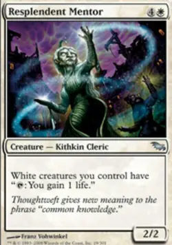 MTG magic cards 1x Resplendent Mentor Shadowmoor NM-Mint, English - Image 1