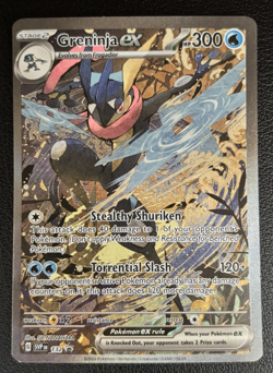 Greninja ex 132 Sv: Scarlet & Violet Black Star Promo Card Holo Pokemon TCG - NM - Image 1