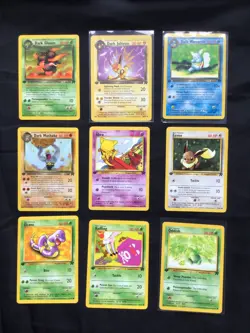 Pokemon Cards: 1st Edition Team Rocket 14 Card Non-Holo Lot - Image 1