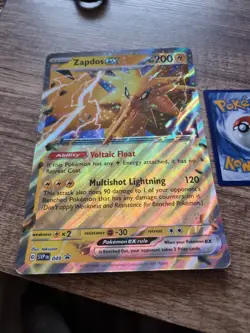 Zapdos EX SVPen 049 - JUMBO Card - Black Star Promo Pokemon TCG - Image 1