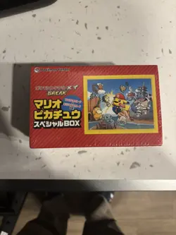 Pokemon Card Mario Pikachu Special Box Sealed Japanese Center - Image 1