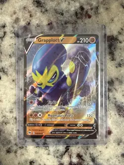 Grapploct V 032/073 Sword & Shield Champion's Path Rare Holo Pokemon Card - NM - Image 1