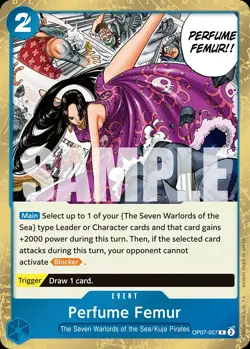 Perfume Femur OP07-057 Rare English 500 Years Future One Piece TCG Card Game - Image 1