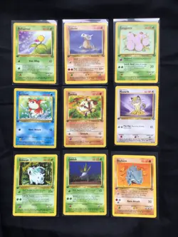 Pokemon Cards: 1st Edition Jungle 12 Card Non-Holo Lot - Image 1