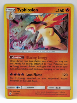 Typhlosion 42/214 Cosmos Holo Lost Thunder Promo Pokemon Card NM/LP - Image 1