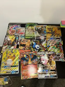 Lot Of 11 Jumbo Pokemon Trading Collecting Cards - Image 1