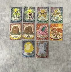 Vintage 1999 Topps TV Animation Edition Pokemon Cards LOT 90's Holo’s - Image 1