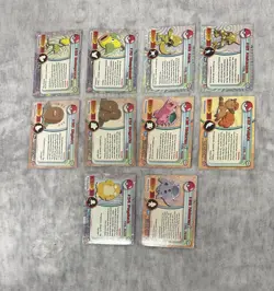 Vintage 1999 Topps TV Animation Edition Pokemon Cards LOT 90's Holo’s - Image 2