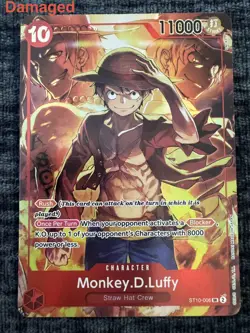 Monkey.D.Luffy (Treasure Booster Set) ST10-006 One Piece Promotion Cards Foil - Image 1